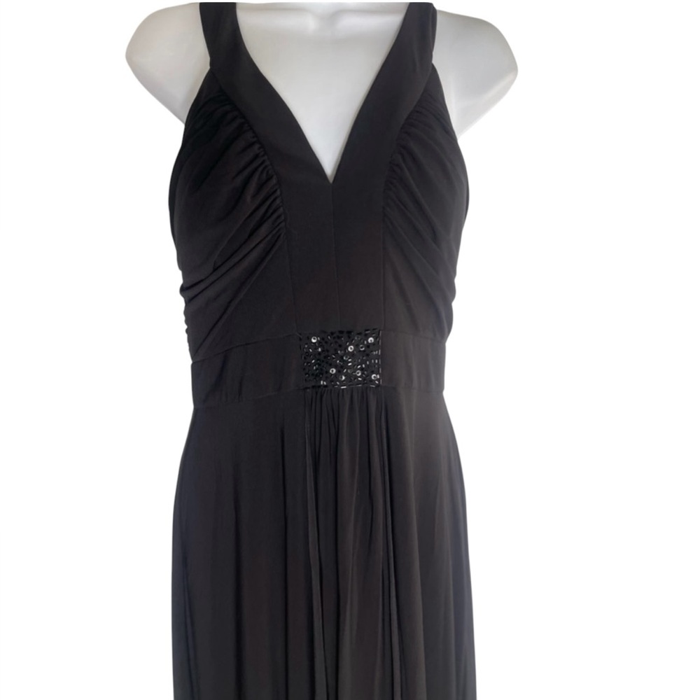 NWT Jessica Howard dress size 10 embellished‎ black long dress PERFECT 🖤🖤 - Picture 2 of 5